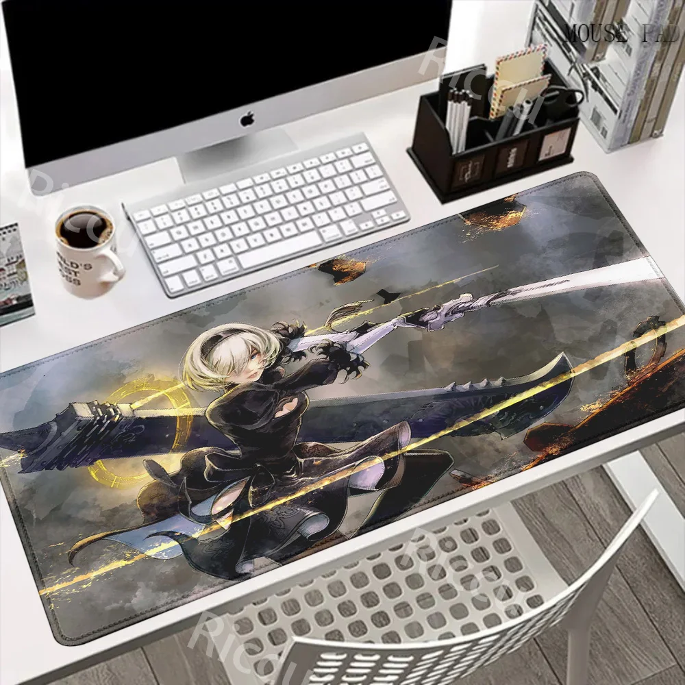 

Game NieR:Automata Rubber Mouse Pad Computer Laptop Anime Keyboard Game Mouse Mat Xxl Large Mousepad Keyboards Gamer Desk Mat