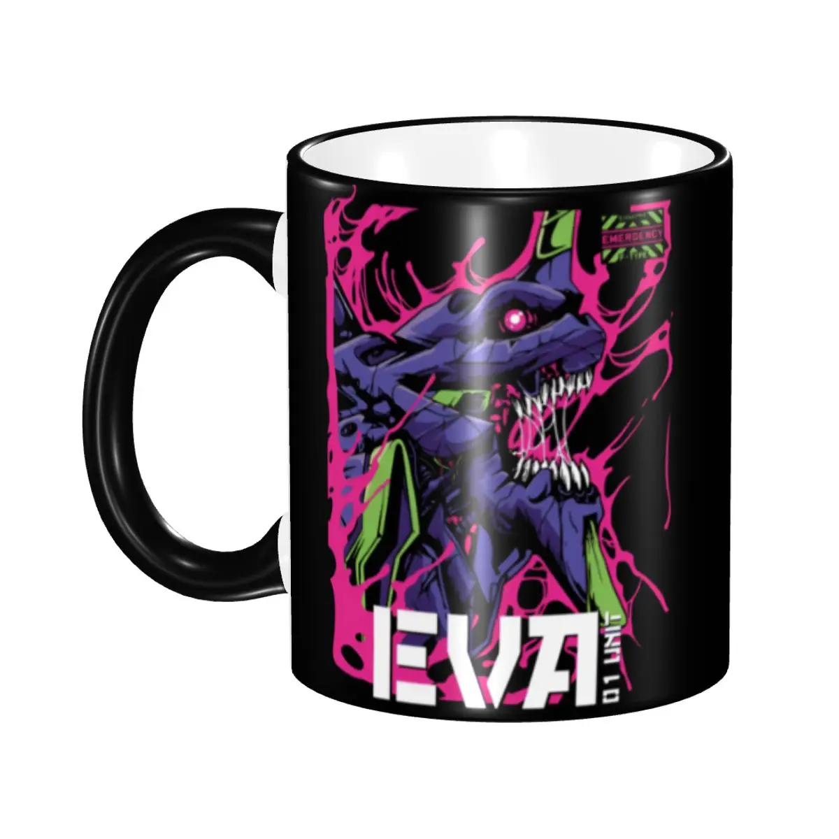 

Customized E-Evangelions Coffee Mug DIY Retro EVA Anime Ceramic Tea Milk Mug