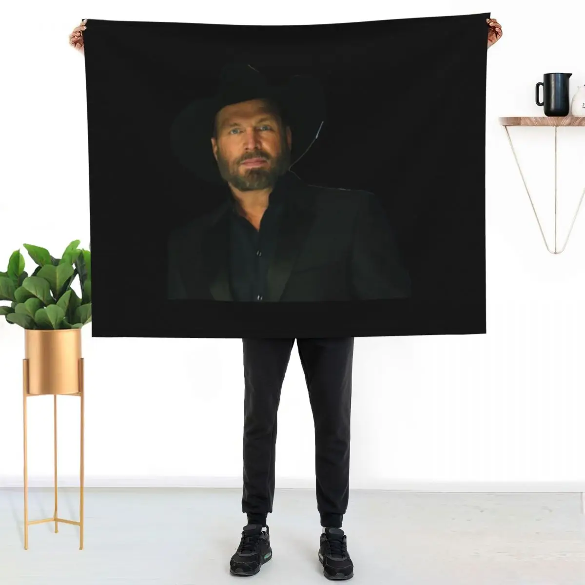 

Garth Brooks Classic Throw Blanket Stylish Couch Blanket for Home Living Room