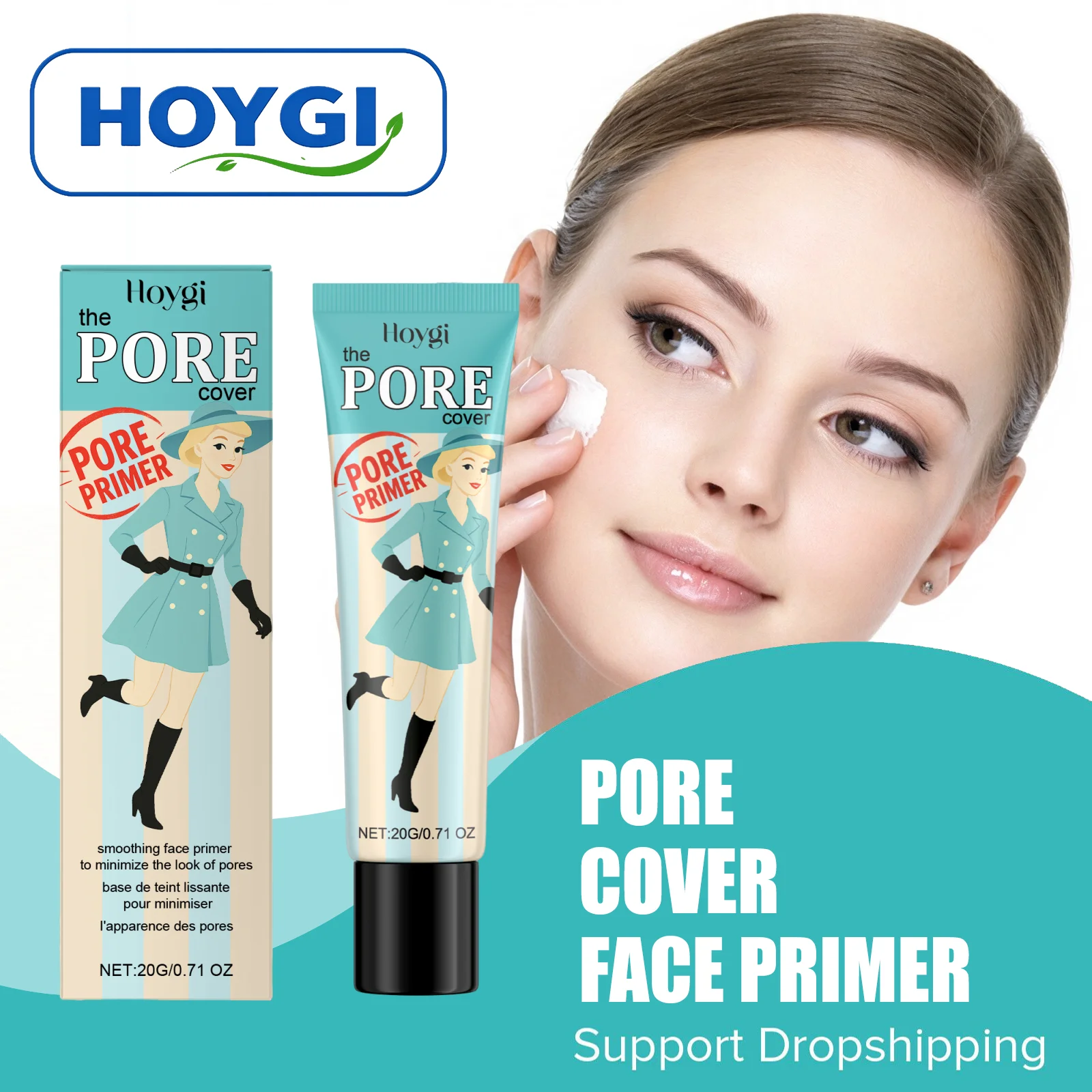 Pore Cover Face Primer Smooth Skin Texture Minimize Pores Long Lasting Makeup Base Non Sticky Makeup Primer For All Skin Types