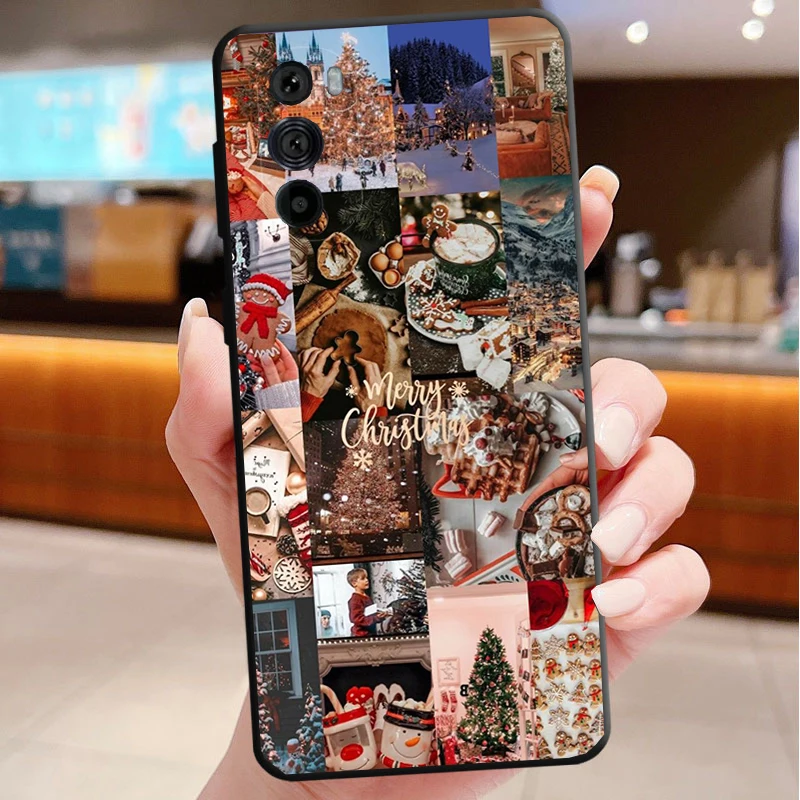 

Phone Case For Motorola Edge 50 40 Pro 60 50 40 30 Ultra Neo Fusion Moto G Play G Stylus G Power G Aesthetic Christmas