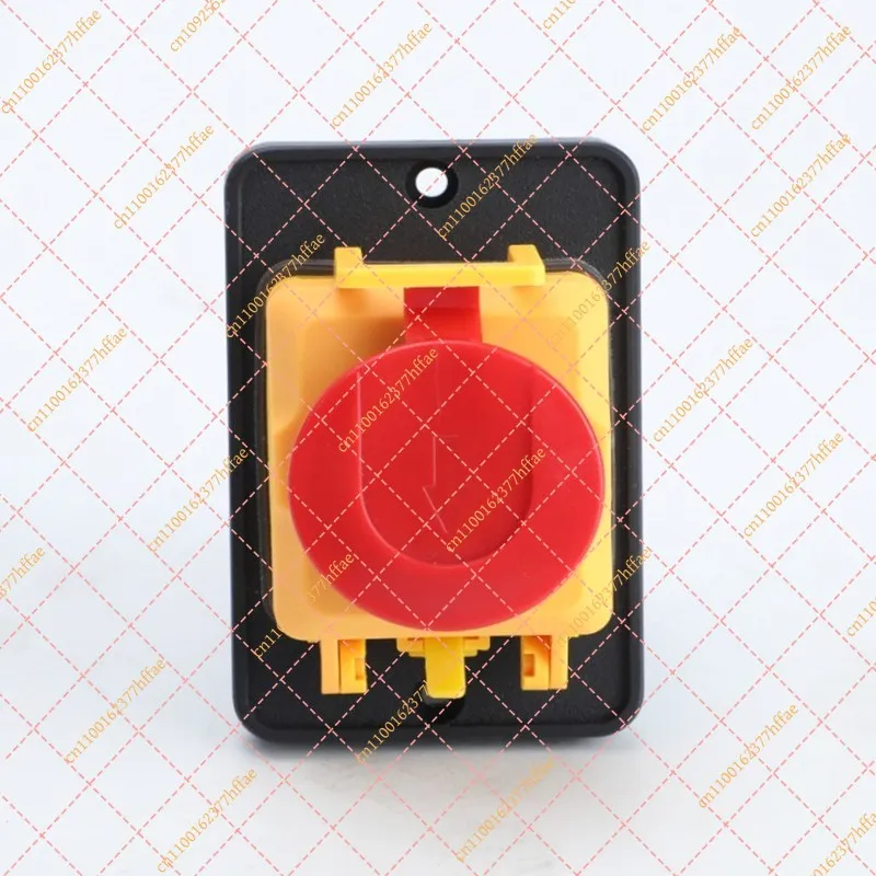 CK5-11 No-Voltage Release Push Button Switch, 6-Pin AC 250V Start Stop for Woodworking and Metalworking