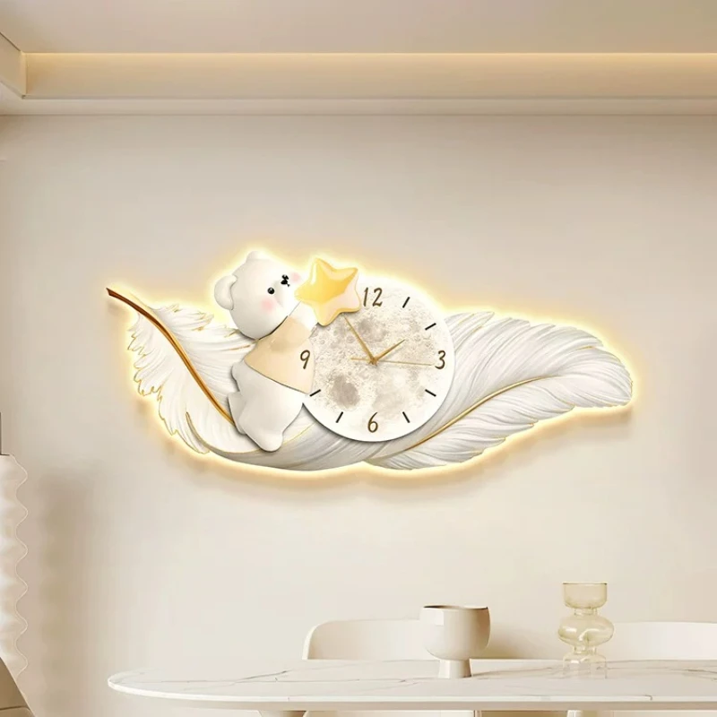 Design Creative Wall Watch Xenomorph Chinese Style Fashion Aesthetic Wall Clocks Modern Nordic Reloj De Pared Home Decoration