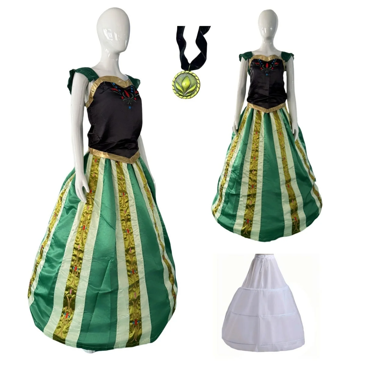 

Adult ANAN Dress Anna Princess Gown Performance Dress