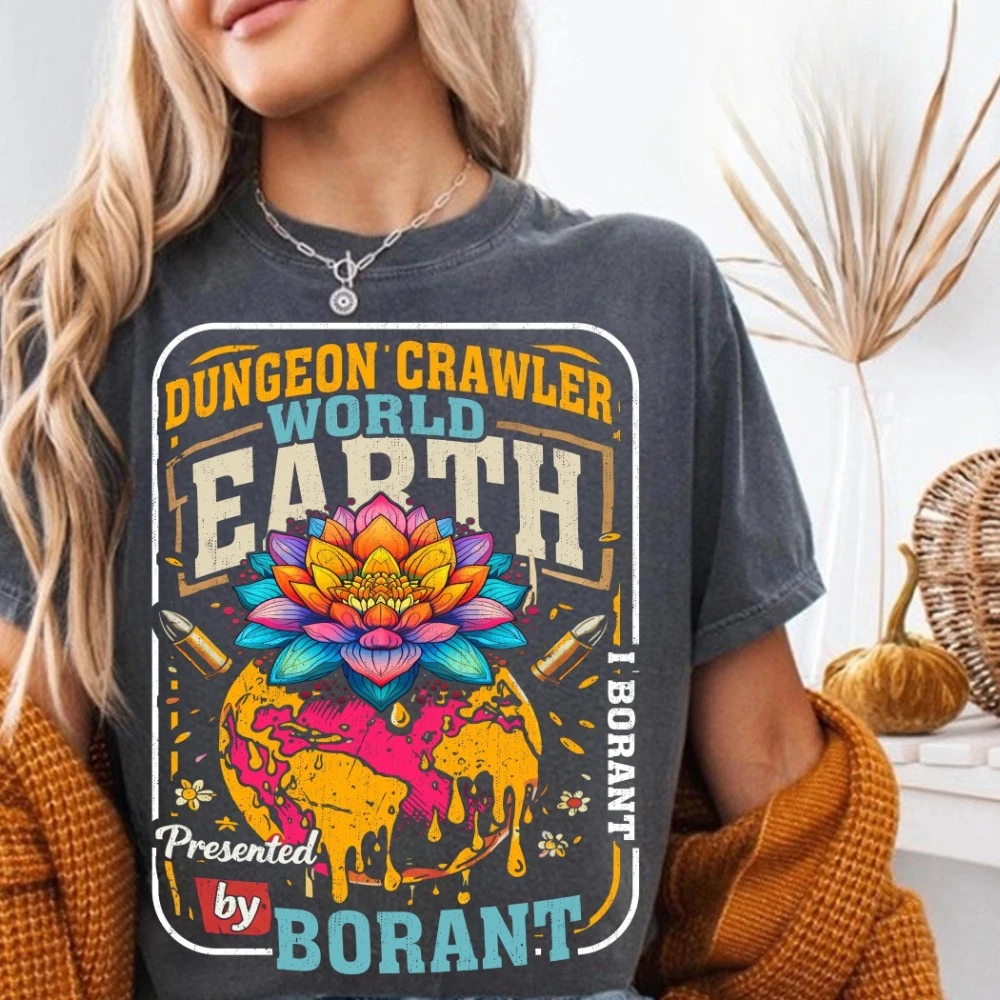 Dungeon Crawler Carl T-Shirt, Prinzessin Donut Mongo Design T-Shirt, Fantasy-Buch-Charakter-T-Shirt, Gamer-Print – Detail 8