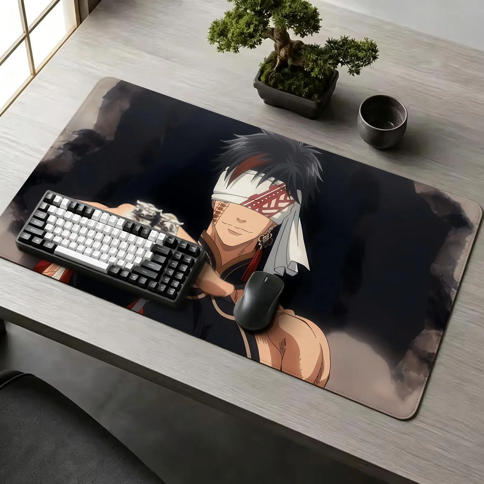 anime Record of RagnarokXXL Anime Gaming Mouse Pad,Stitched Wear‑Resistant Edge,Smooth Non‑Slip Mat for Desktop & Laptop Games