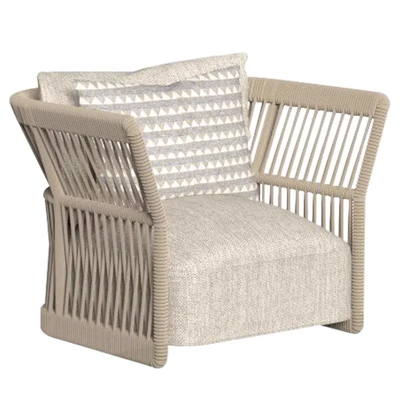 Outdoor rattan sofa combination open-air waterproof and sunscreen