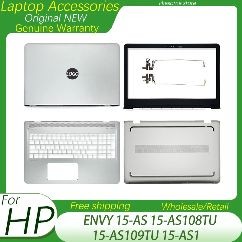 

New For HP ENVY 15-AS 15-AS108TU 15-AS109TU 15-AS110T Laptop LCD Back Cover Front Bezel Hinges Palmrest Top Keyboard Bottom Case