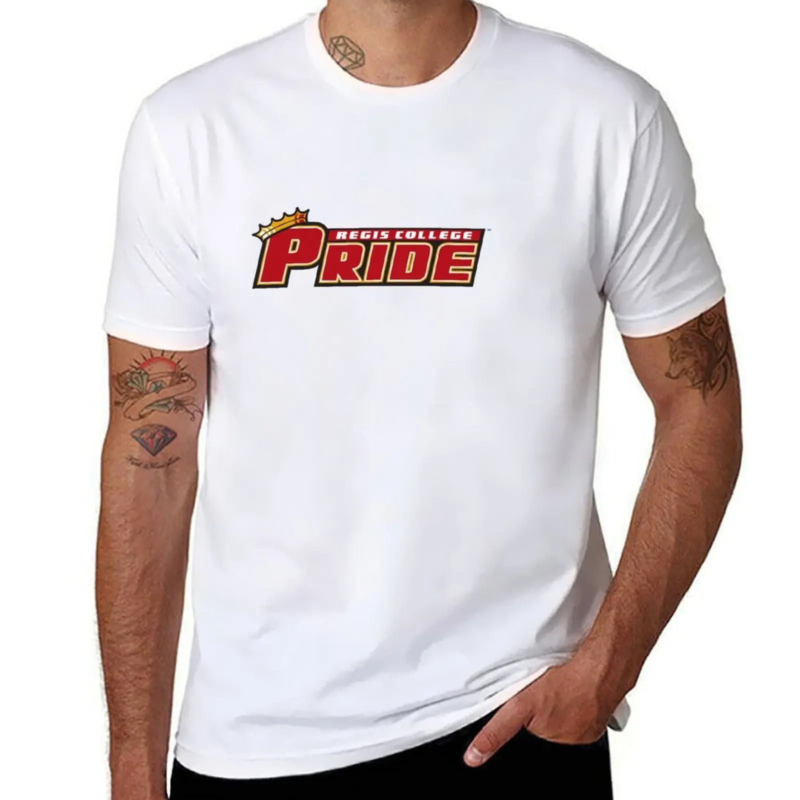 

Regis College Pride T-Shirt cotton t shirts man 100% man t shirt graphic T-Shirt