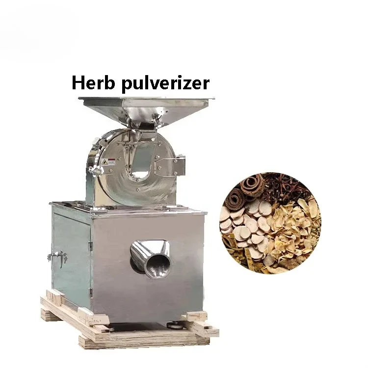 Industry Grinder Teff Seed Sorghum Chickpea Crops Soybean Foodstuff Spice Pulverizer Powder Grinding Machine - view 2