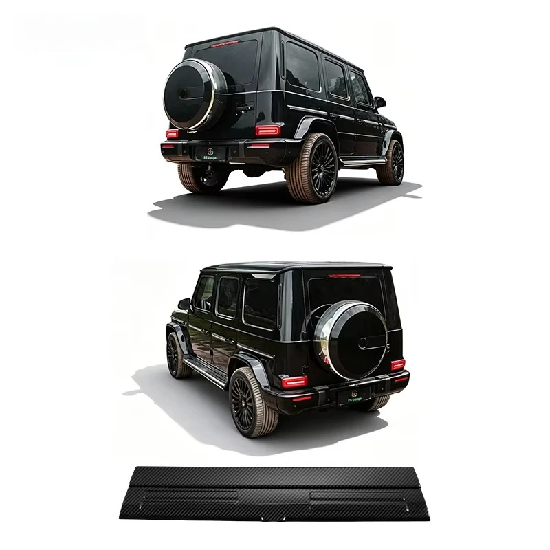 STLF car Parts Dry Carbon Fiber Rear Tailgate Cover for G Class W464 W465 Facelift B Style Tailgate Cover auto Accessories