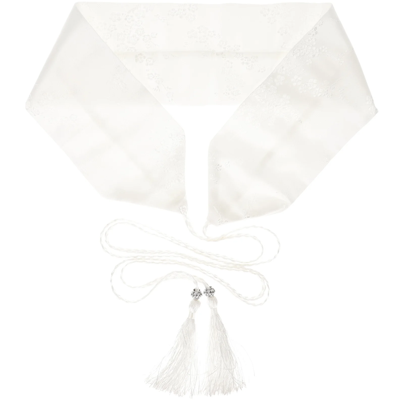 

Embroidered Wide Sash Women Hanfu Belt Chinese Waistband Tassel Accessories Vintage Style Durable Reliable Easy Wear Remove