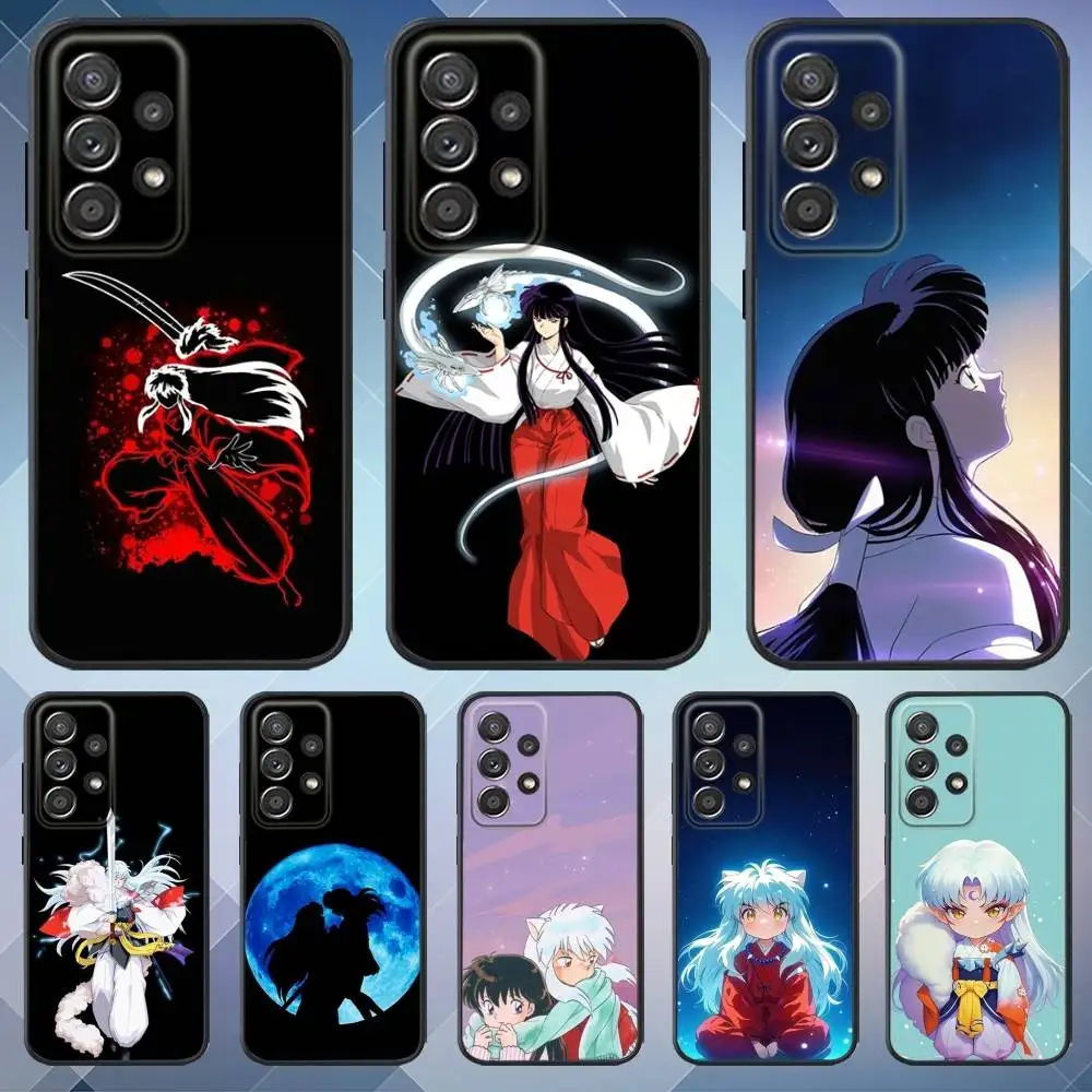 

Anime I-Inuyashas Phone Case For Samsung S25,S24,S21,S22,S23,S30,Ultra,S20,Plus,Fe,Lite,Note,10,9,5G Black Cover