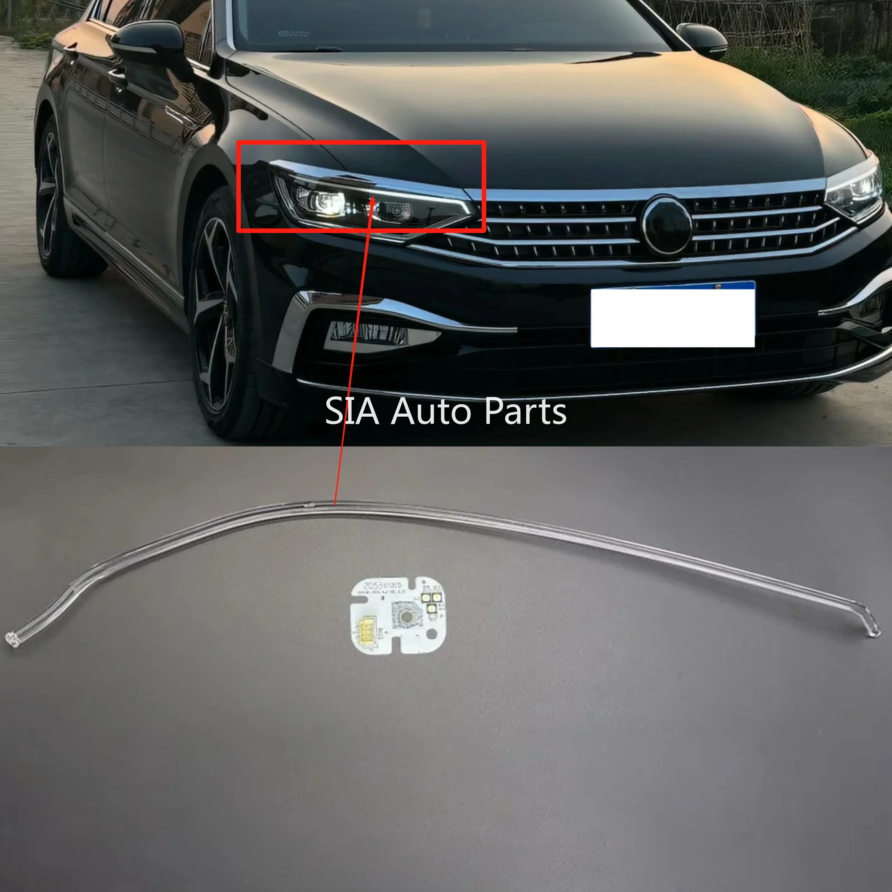 

For Volkswagen Magotan B8.5 2020-2023 LOW Light Source Chip White Light Ballast Car DRL CHIP Angel Eye Solve Yellowing Problem