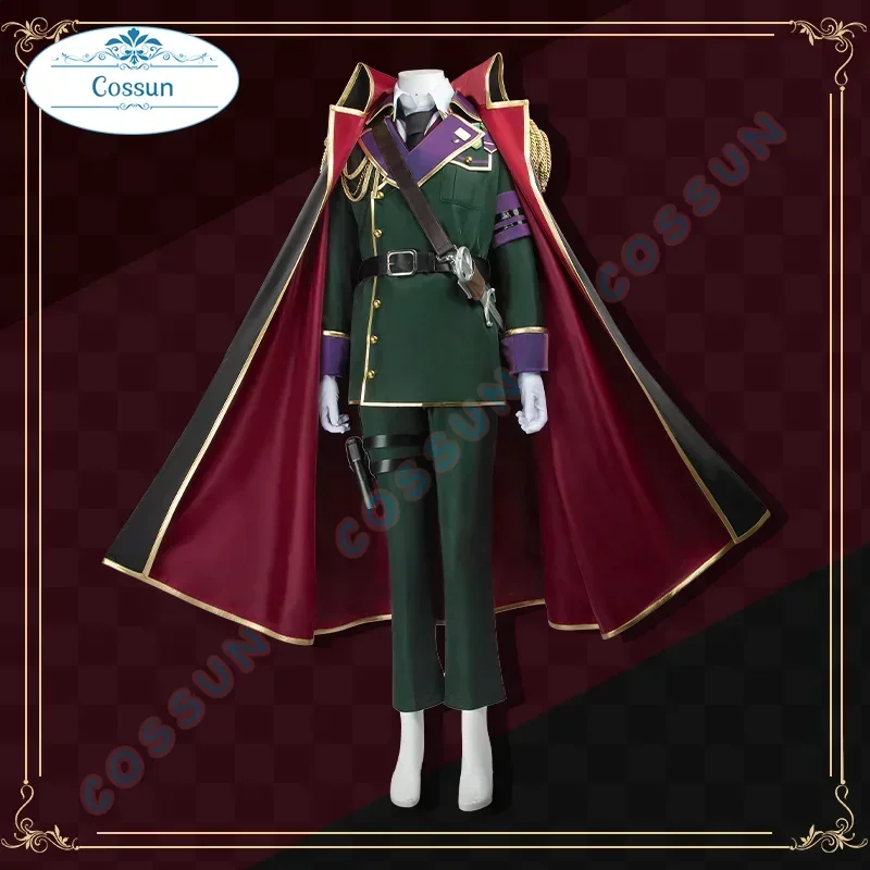 [Customized] Nijisanji Vtuber Kenmochi Toya Military Uniform Cosplay Costume Halloween outfits Women New Suit Uniform