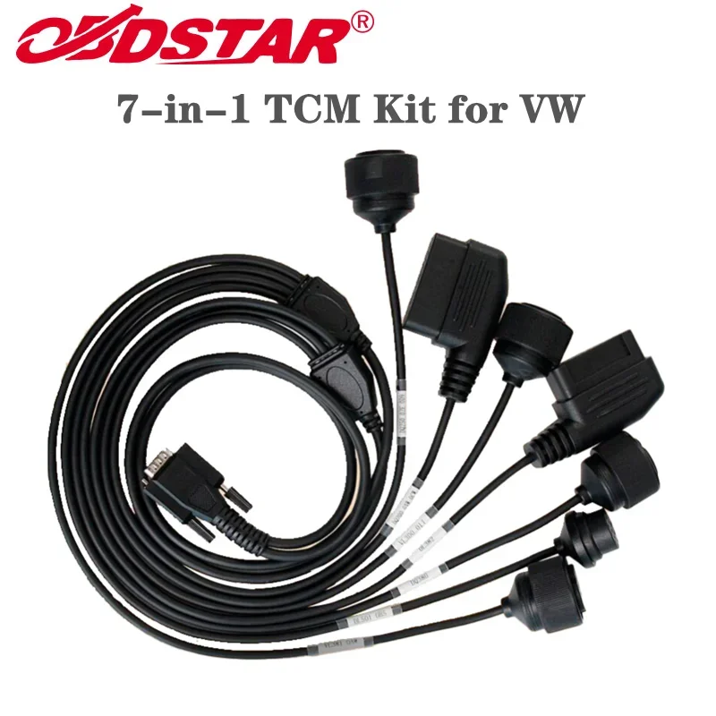 OBDSTAR 7-in-1 TCM Kit for VW Supports ECU Cloning Read/Write MAP Works with DC706 and Other OBDSTAR Tools Diagnostic Cable