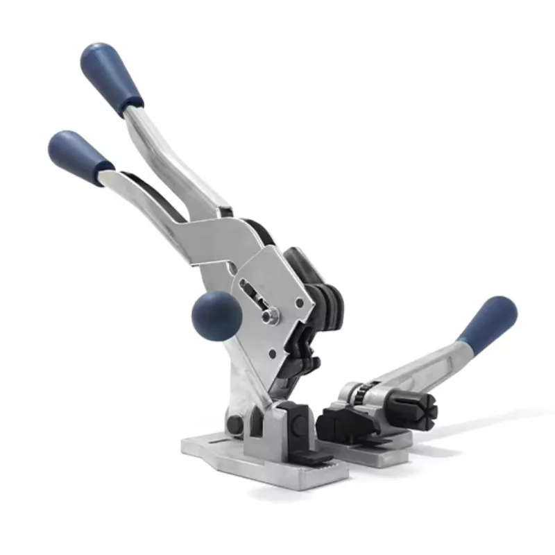 ST13 Manual Three-in-one Handheld Manual Packaging Strapping Tool for PP Strap Tensioning Clipping Buckles and Cutting Tool view 6