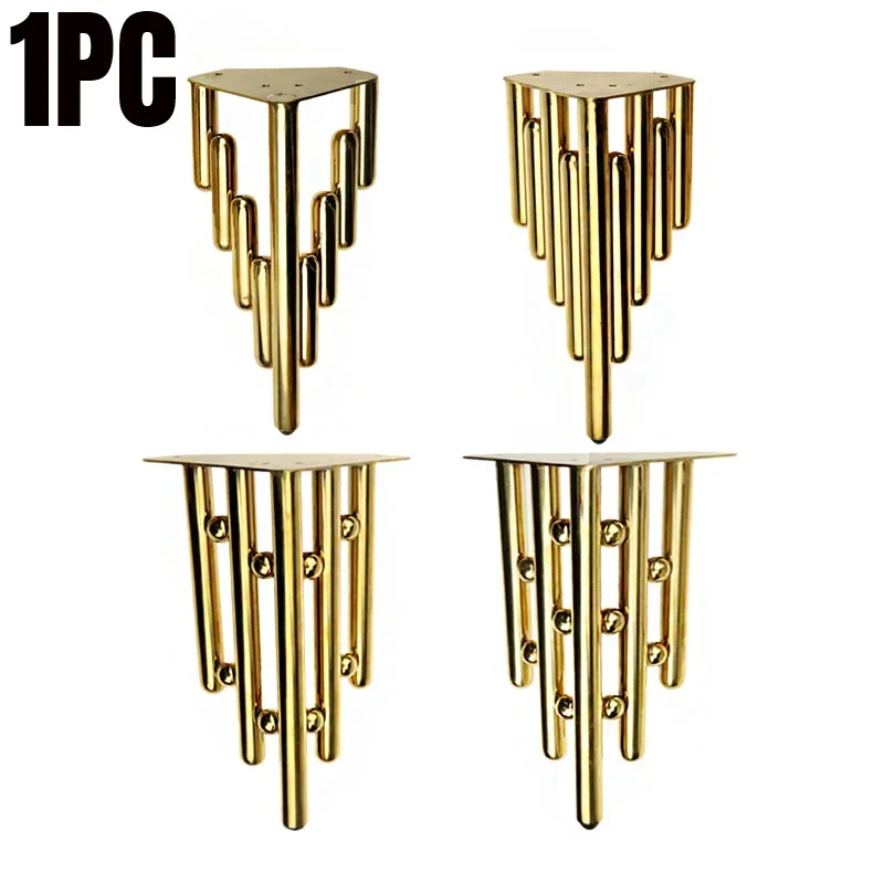 yes1PC Stainless Steel Furniture Sofa Cabinet Foot Metal Foot Bathroom Cabinet Leg Tea Table Leg Support Leg Hardware Accessorie