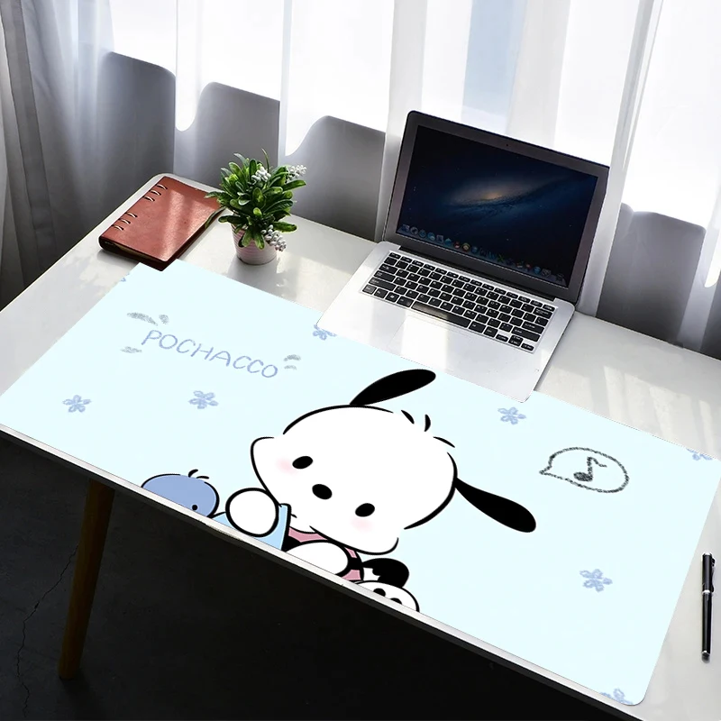 

Mouse Pad PC Non Slip Rubber Anime Mousepad Laptop Gamer Cabinet Keyboard Pad Office Computer Gaming Desk P-pochacco Mouse Mat