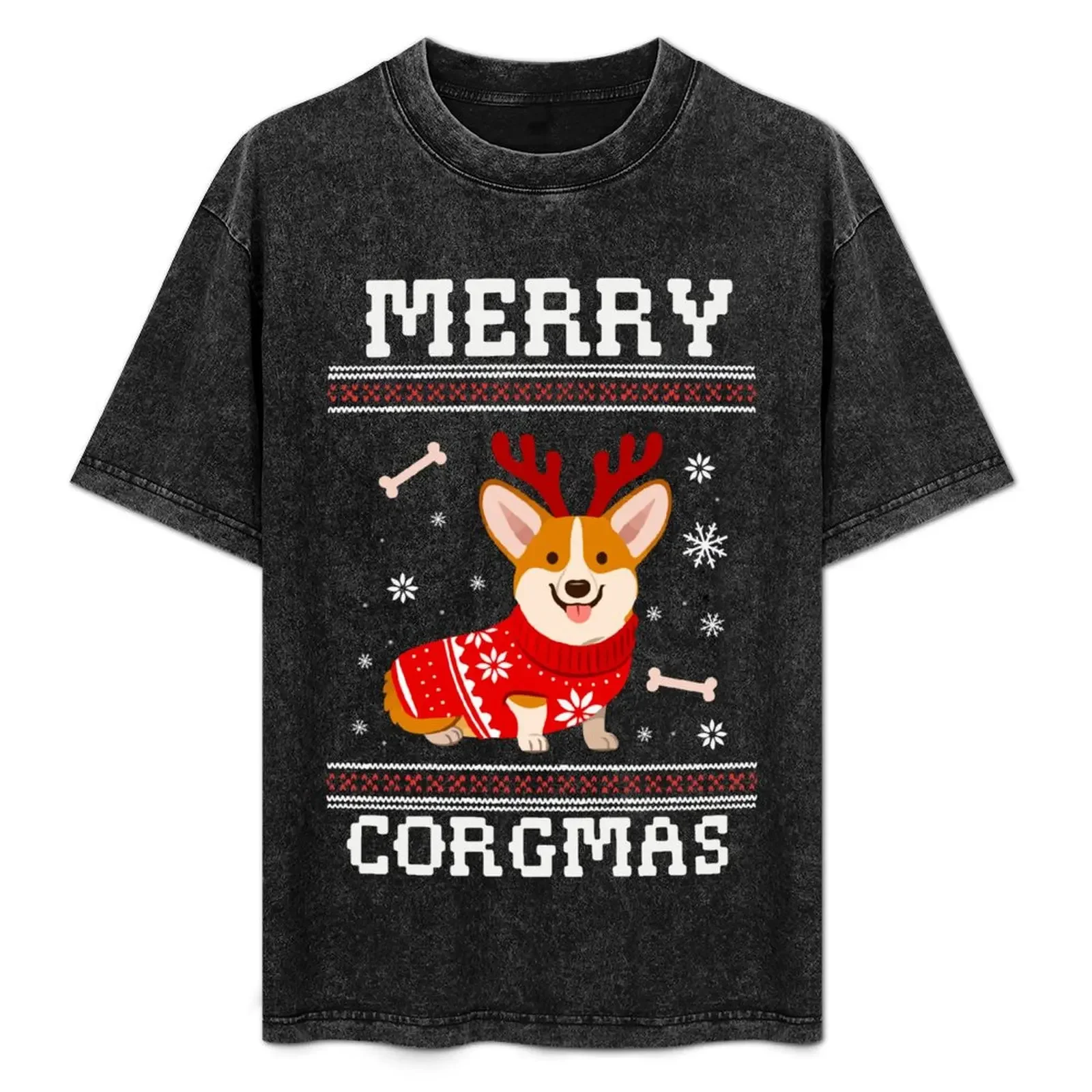 

Merry Corgmas Ugly Sweater T-Shirt custom t-shirts customs oversizeds mens workout shirts