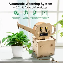 Keyestudio Automatic Watering Starter Kit for Arduino  STEM DIY Electronic Kit Projects Programming Kit