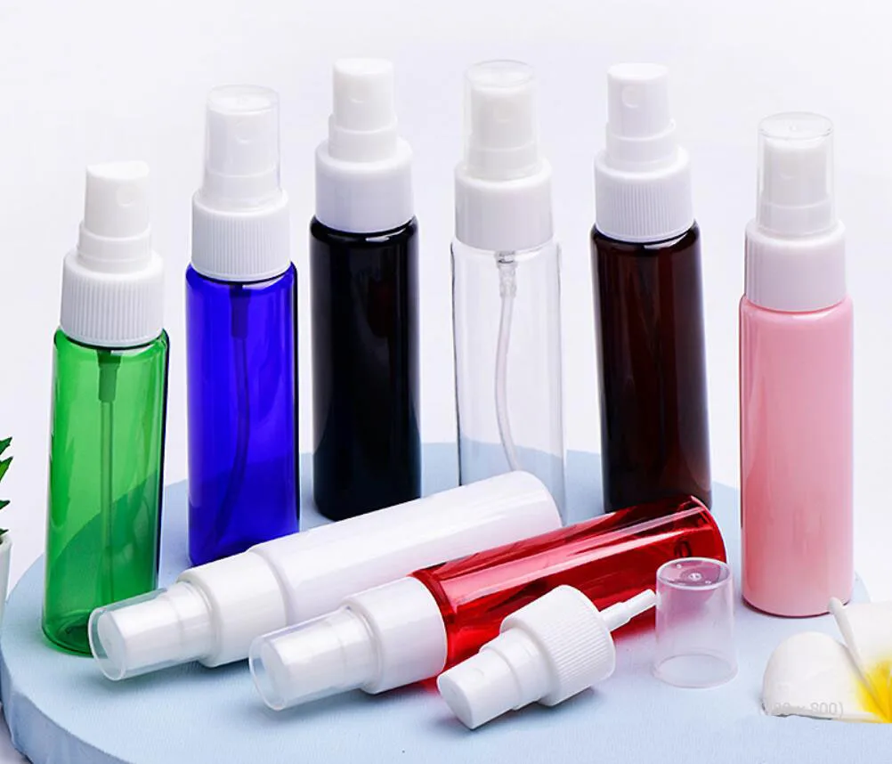 

30ml plastic PET pump bottle serum toner essence sample testing moisture toilet water whitening mist sprayer cosmetic packing