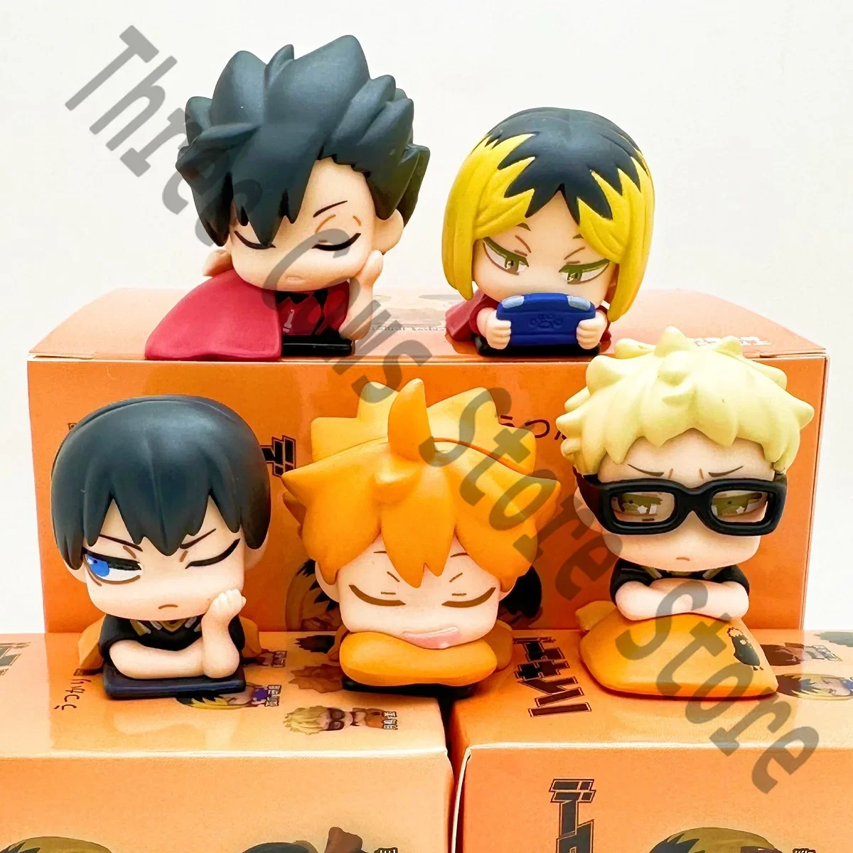 

Anime Haikyuu!! Shoyo Hinata Tobio Kageyama Kei Tsukishima Kozume Kenma Tetsurou Kuroo Cosplay Mini Garage Kits Model Figurine