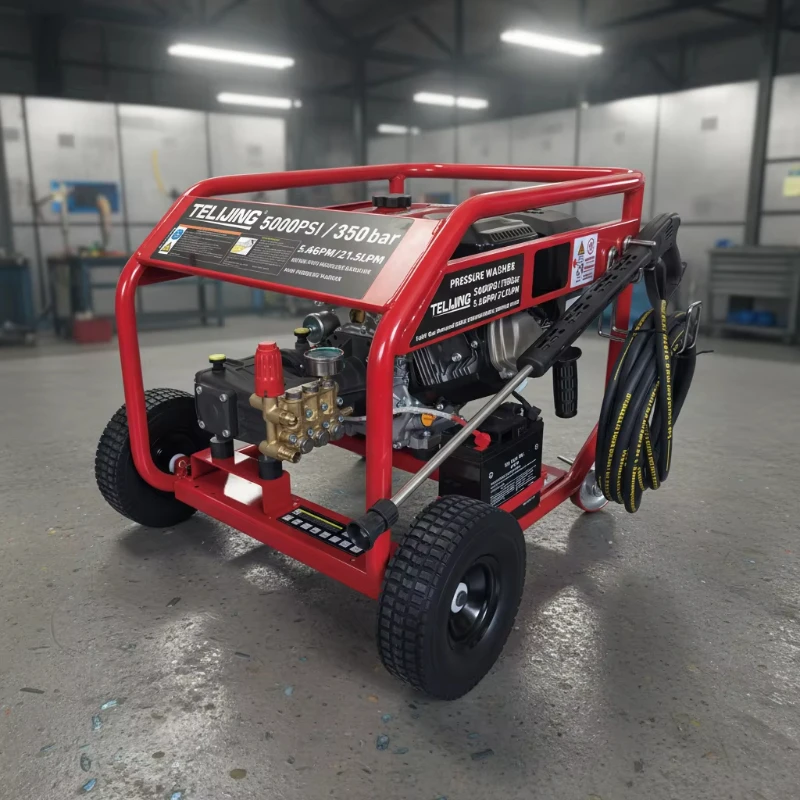 Commercial Pressure Washer 5000PSI/350Bar 16 HP High Pressure Cleaner for Ship Hull Cleaning Machine Car Wash Shop