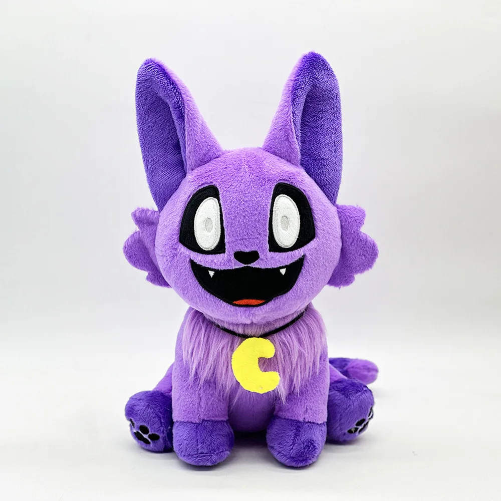 

Smiling Critters Horror Series - Adorable Purple Cat Plush Toy - Perfect Collectible Doll for Kids and Adults!