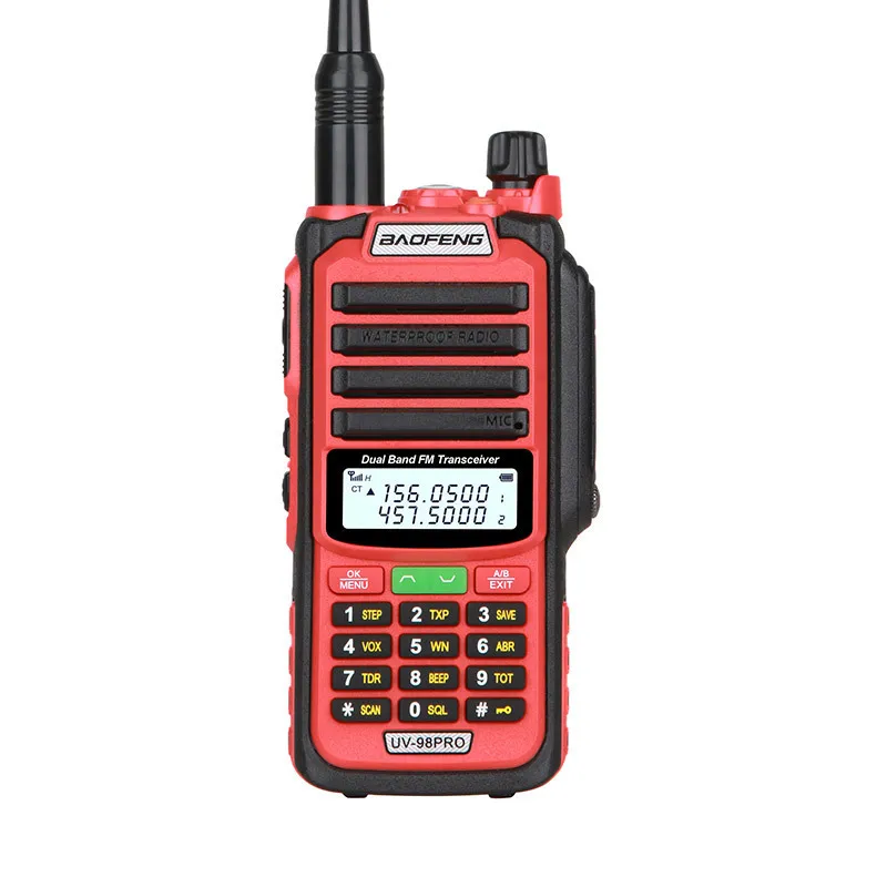 

Рация Baofeng UV-98PRO, водонепроницаемая, высокомощная, двухдиапазонная, портативная, для использования на открытом воздухе