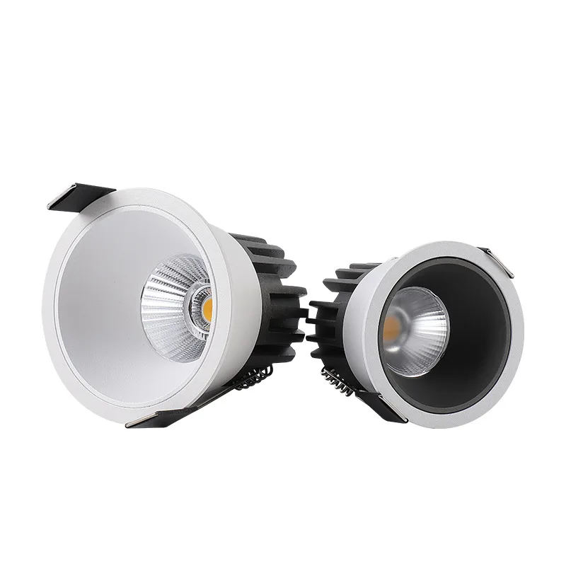 Lampa sufitowa Led 110V 220v wewnętrzna lampa okrągłe oprawa wpuszczana 10W 15W do kuchni sypialnia hotelowa salon ciepły biały