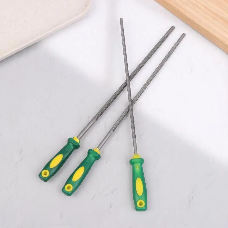 4.0mm 4.8mm 5.5mm Round High Carbon Steel Saw Chain Files Kit Chain Saw Sharpening File For Chainsaw Accessories Woodwork Tools