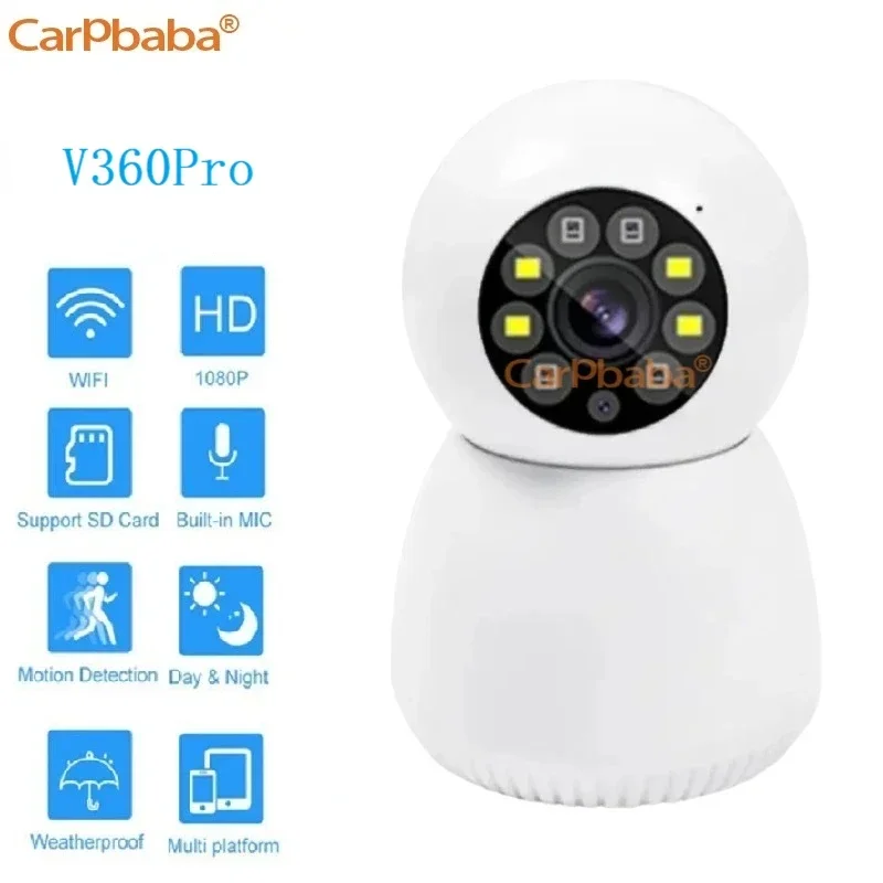 

CARPBABA V360Pro 2MP WIFI IP-камера наблюдения полноцветное ночное видение защита безопасности беспроводная радионяня умный дом