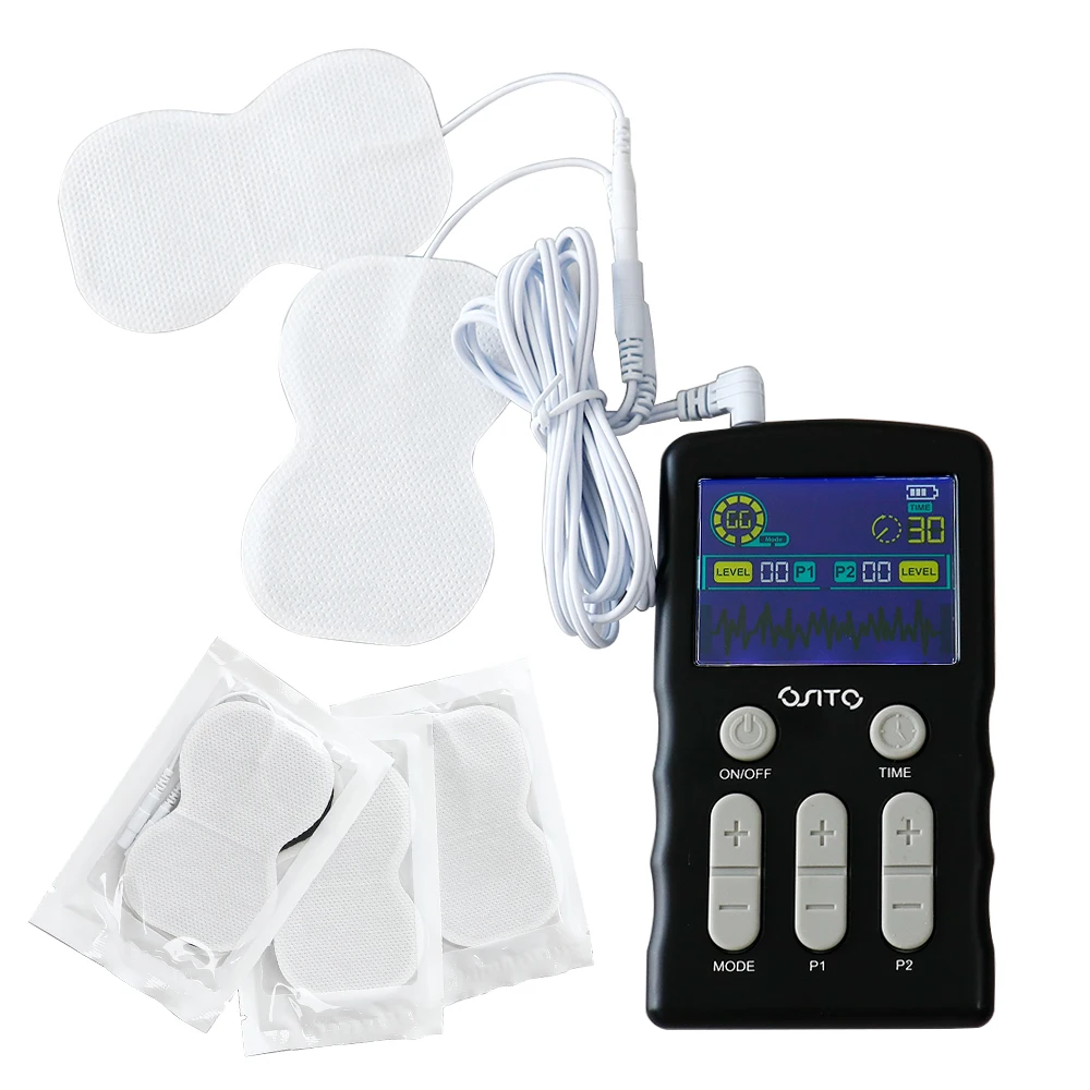 

Импульсная терапия EMS Стимулятор мышц Акупунктура Электрический массажер для тела Tens Здравоохранение Цифровой частотный аппарат для похудения