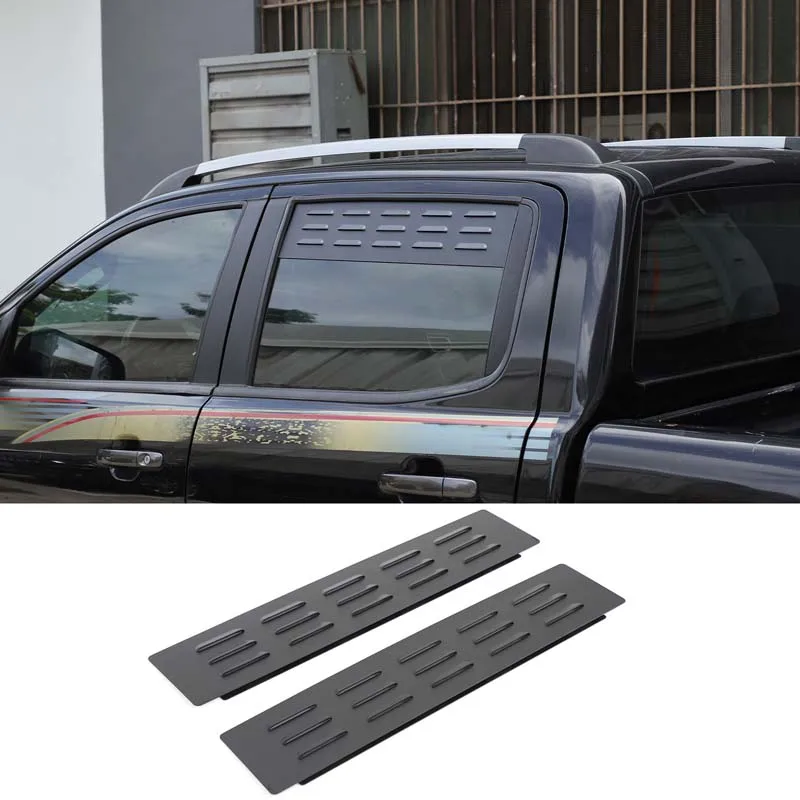 Car Door Window Air Vent Louver Front Rear Side Window Louver Shutter Car Accessories For Ford Ranger P375 PX PX2 PX3 2015-2022