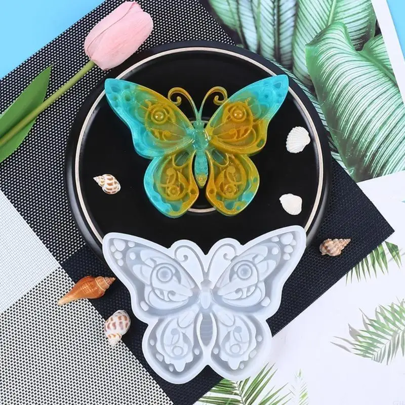 2Pcs Combination Ornament Mold Epoxy Earrings Mold Resin Casting Pendant Mold