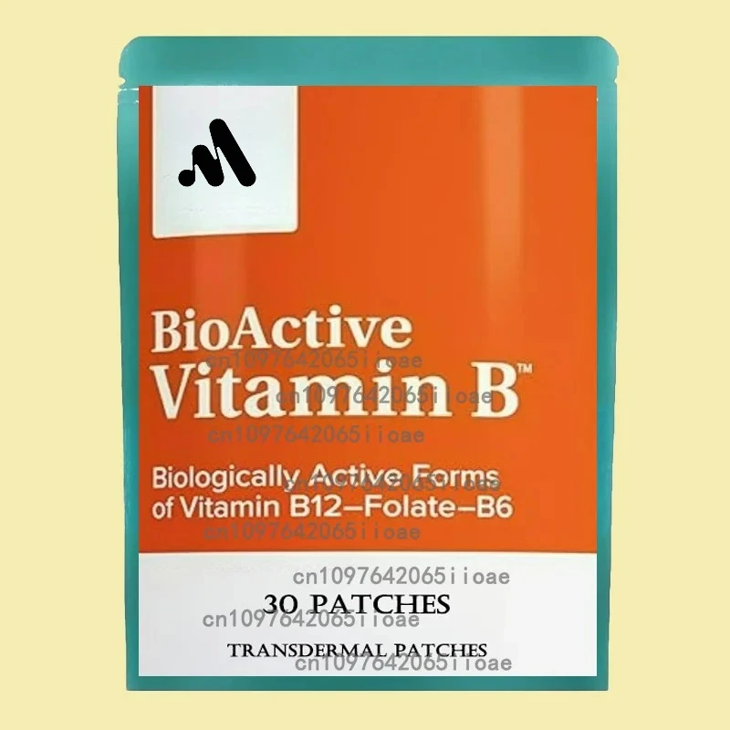 

Vitamin B Complex Transdermal Patches with Vitamin C Folate Support Immune, Energy, & Metabolism 30 Patches