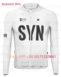 Spring Autumn men Long Sleeve Cycling Jersey SYN Racing Team Long Sleeve motocross mtb bicicleta Bike camisa Ciclismo Maillot