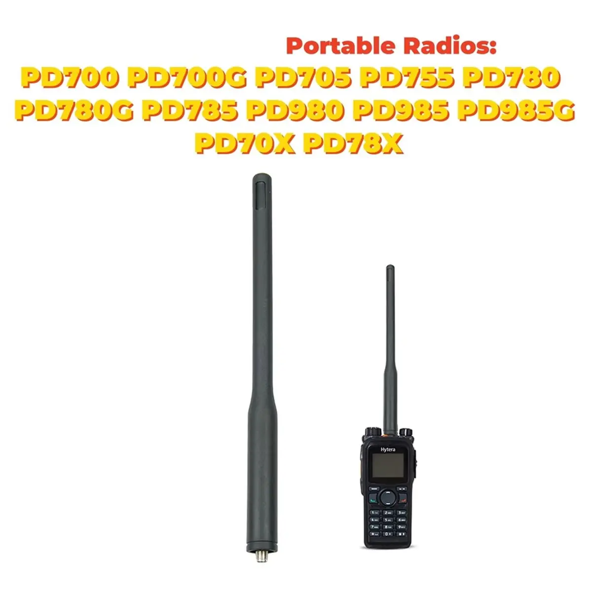 10PCS 20.5 cm Long Antenna VHF 136-174Mhz Antenna for HYT PD780 PD785 PD782 PD786 PD700 PD560 PD565 PD566 PD562