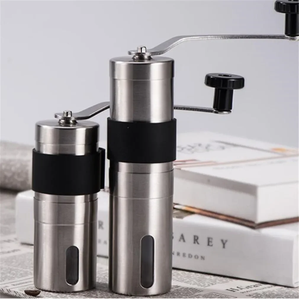 

Manual Coffee Grinder Portable Coffee Bean Grinders Mini Stainless Steel Easy Hand Handmade Mill Foamer Kitchen Accessories Tool