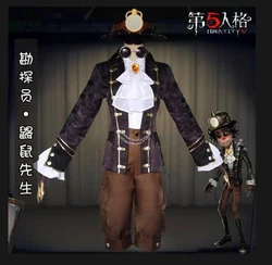Game Identity V Cosplay Costume Prospector Norton Campbell Cosplay Costume Mr.Mole Skin Costumes Uniforms Suits Anime Cosplay