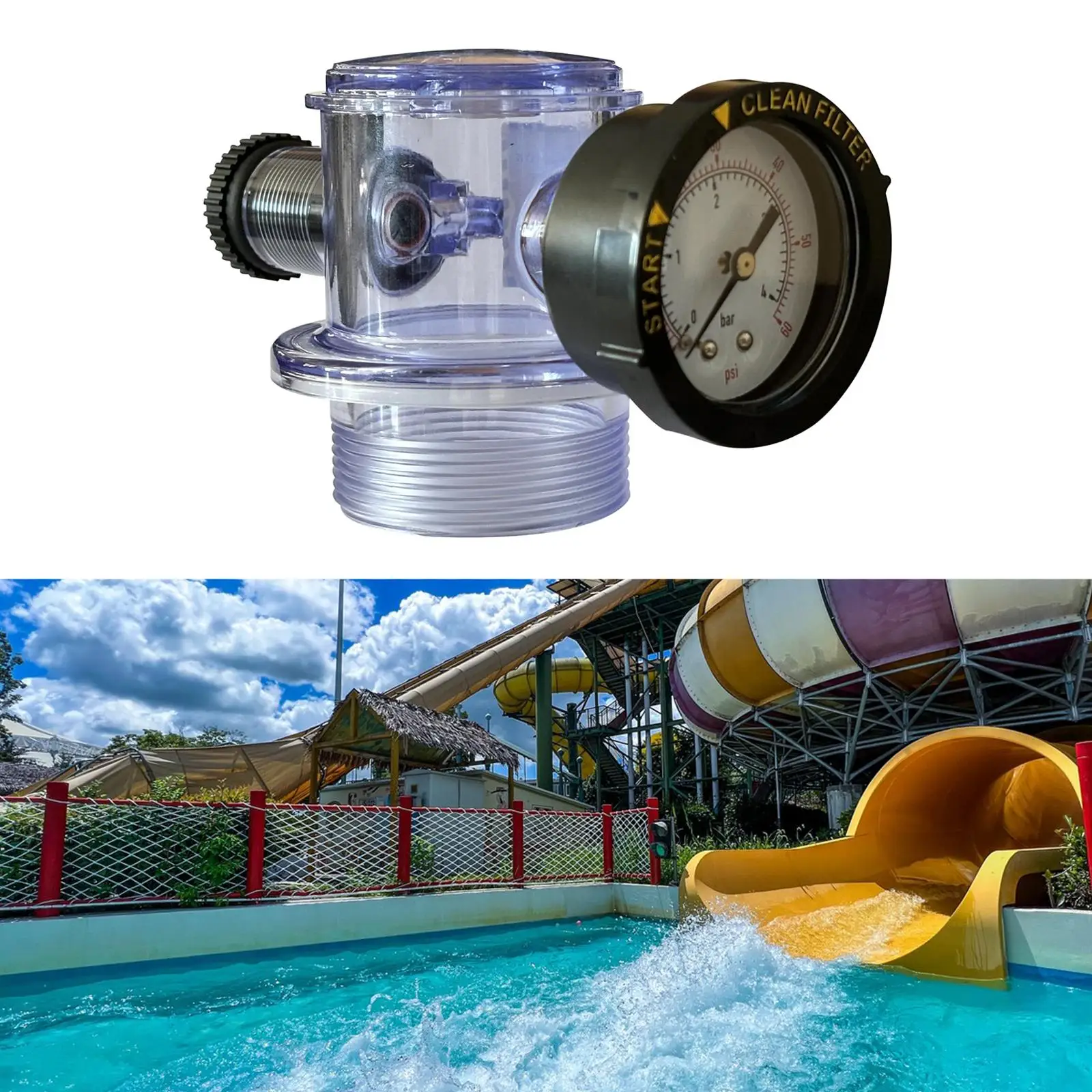 

Manual Air Relief Valve Swimming Pool Accessories Easy to Install 273564Z