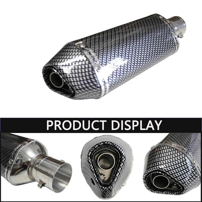 Motorcycle Full Stainless Steel Exhaust Pipe 51mm With Db Killer For Kawasaki Z125 2013-2018 And Z125 Pro 2019-2021 view 3