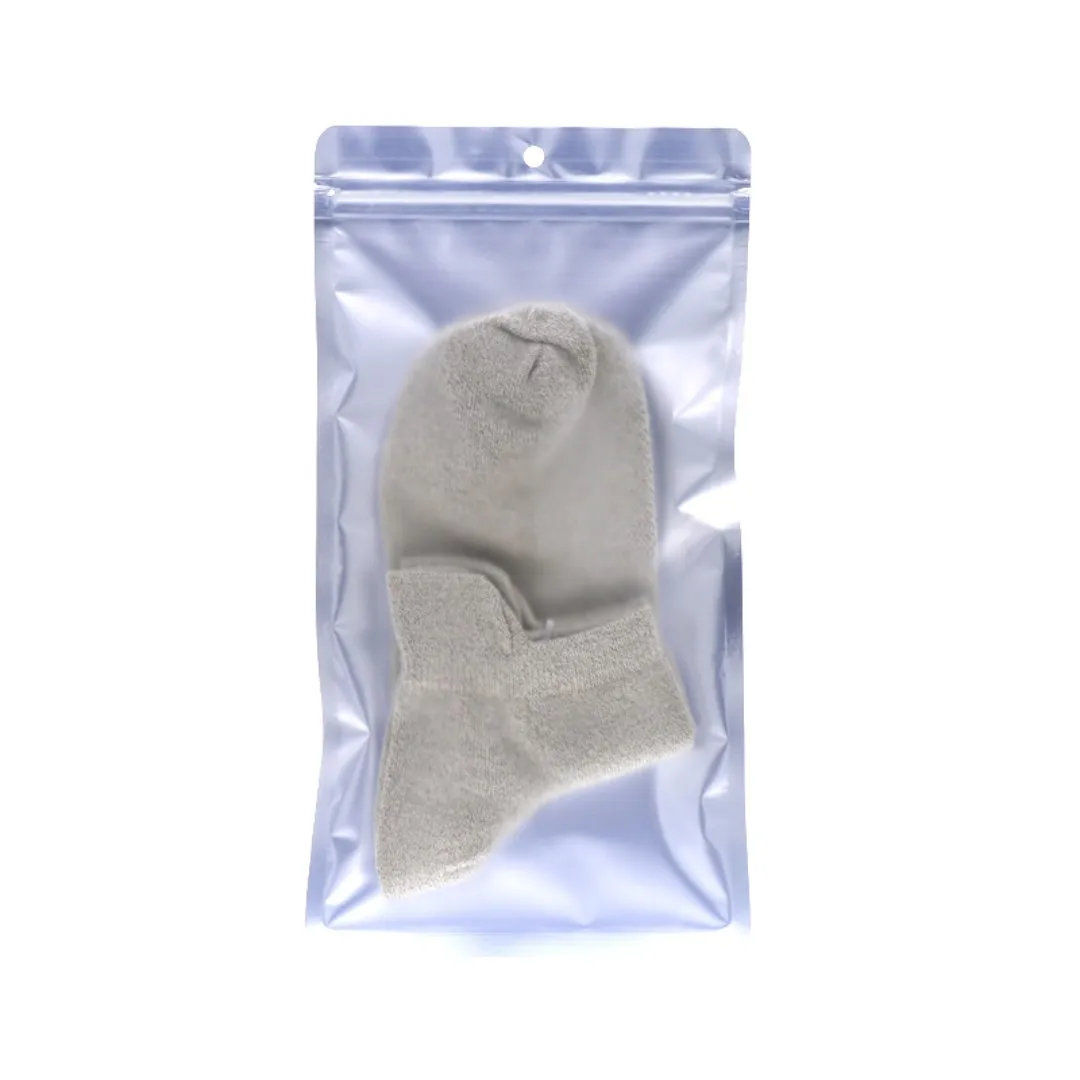 Calcetines de algodón con infusión de plata para hombre, medias conductoras de puesta a tierra, antibacterianas y que absorben la humedad, 6 pares