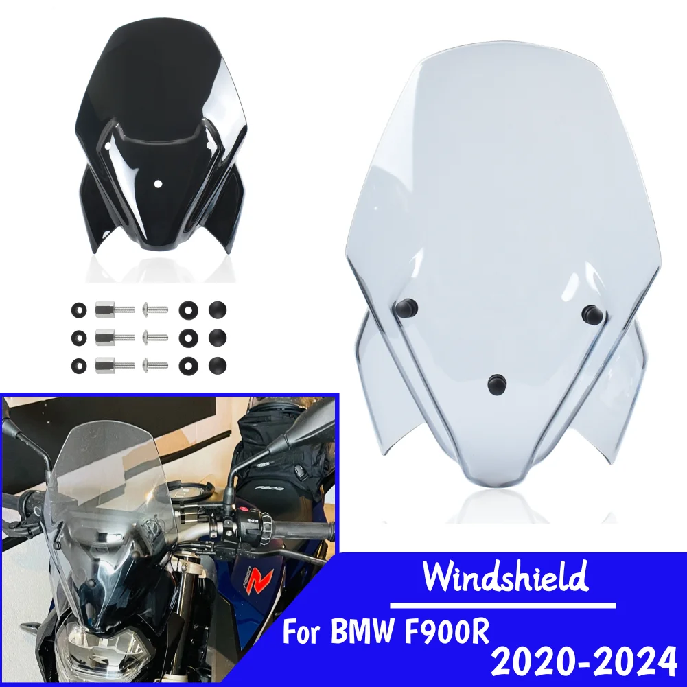 

Лобовое стекло мотоцикла для BMW F900R 2020-2024 2023, F900 R F 900R, передний ветрозащитный экран, воздушные дефлекторы, аксессуары