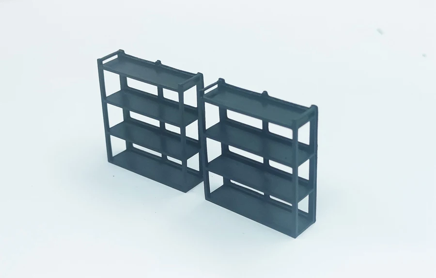 

1/64 Shelf Black Shelving Tool Cart Equipment Garage Scene Display