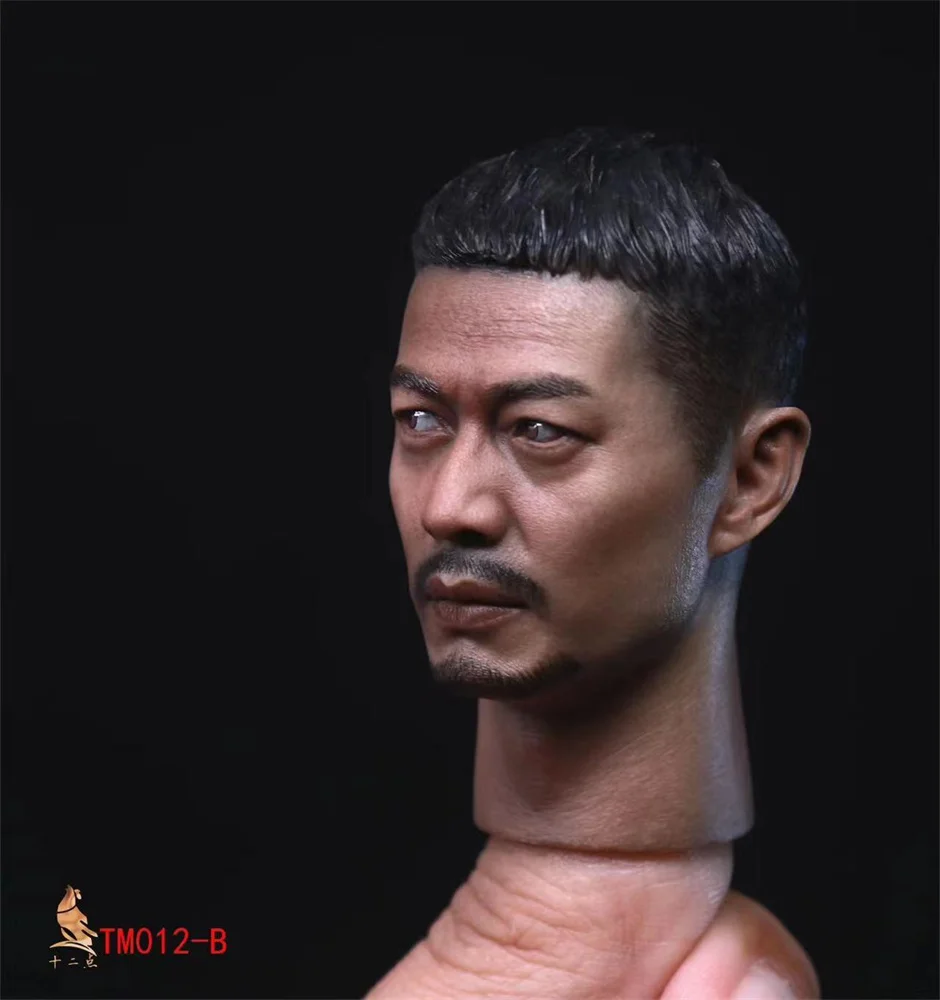 

TM012AB 1/6 Scale Male Military Head sculpt Volunteer Army Duan Yi Hong Han Xin Soldier Head CarvingFit 12'' Action Figure