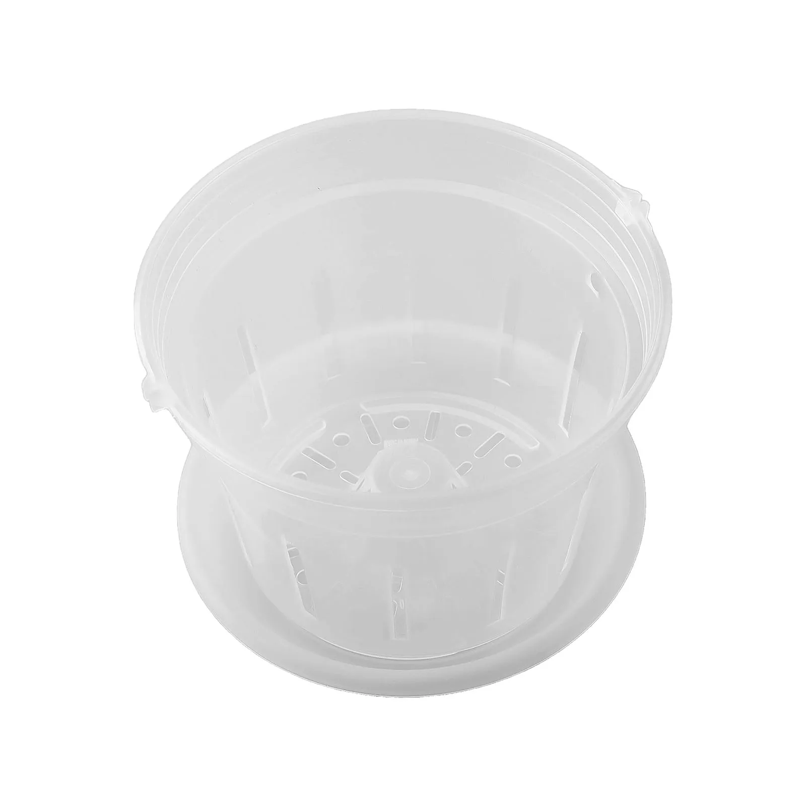 أواني الزراعة وعاء الأوركيد القابل للإزالة S/M/L/XL زهور خالية من الفوضى سقي وعاء الأوركيد PP للمنزل والحديقة 5 مجموعة