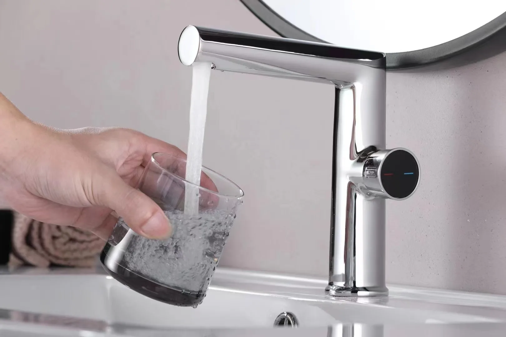 세면대 수도꼭지, 세면대, 욕실 주방 풀아웃 수도꼭지