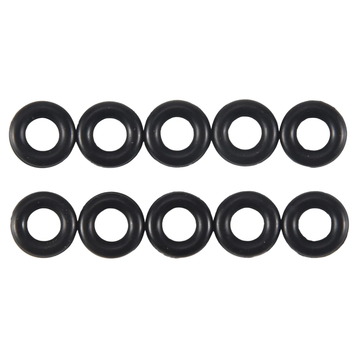 10 Stuks Zwarte Rubber Olie Afdichting O-Vormige Ringen Afdichting Ringen Sluitringen 8X4X2 Mm